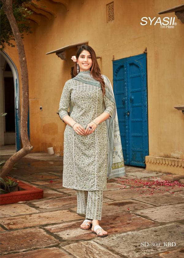 Syasii Kbd 396 Festive Wear Kurti Pant With Dupatta Collection